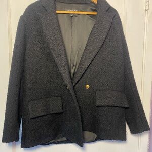 Cynthia Rowley Women's  Cropped Jacket Wool Blend, Size Small